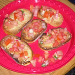 Tomato-and-Basil-Topped Bruschetta: Complete