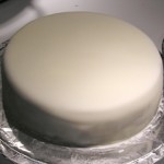 Red Velvet Cake with Buttercream and Fondant: Covered in Fondant Red Velvet Cake with Buttercream and Fondant: Covered in Fondant